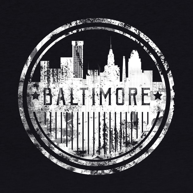 Baltimore Grunge Cityscape by DimDom